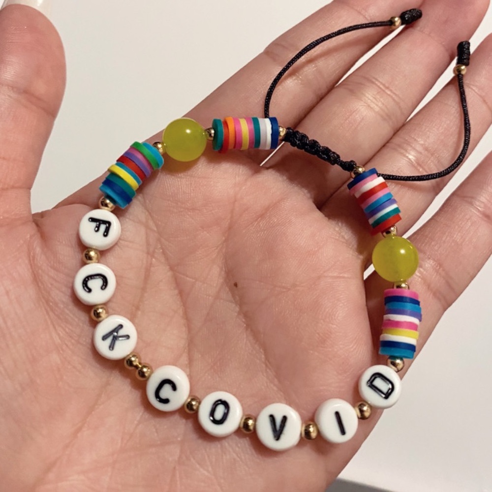 Covid bracelet Handmade